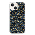 Coque taperso pour Iphone 12 et PRO MINI PRO MAX avec motif leopard bleu protection antichoc personnalisée