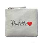 Chaussettes paillettes rose motif poulette
