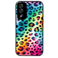 Coque noire taperso pour OnePlus Nord 5 avec motif leopard arc protection antichoc personnalisée