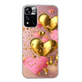 Coque taperso pour Redmi Note 11 4G PRO 5G 11S avec motif coeur rose protection antichoc personnalisée