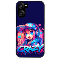 Coque noire taperso pour OnePlus Nord CE5 avec motif anime crazy protection antichoc personnalisée