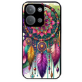 Coque noire taperso pour POCO C85 avec motif dreamcatcher et mandala protection antichoc personnalisée