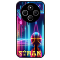 Coque noire taperso pour POCO C75 avec motif basket electro personnalisee protection antichoc personnalisée