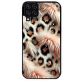 Coque noire taperso pour galaxy A22 A32 A52 A52S 4G 5G  avec motif effet fourrure leopard 1 protection antichoc personnalisée