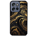 Coque noire taperso pour Moto Edge 60 et Neo Fusion Pro avec motif marbre noir protection antichoc personnalisée