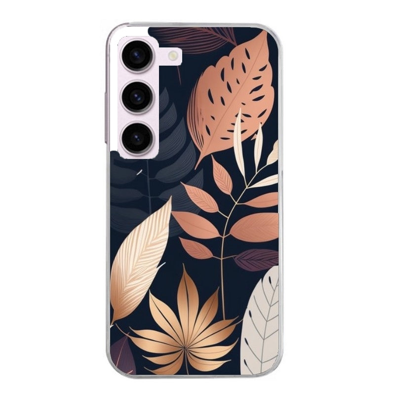 Coque taperso pour Galaxy A13 4G et 5G A23 A53 avec motif jungle et feuilles protection antichoc personnalisée