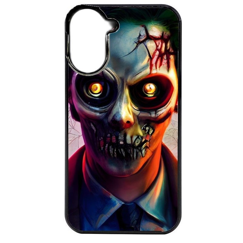 Coque noire taperso pour POCO C71 4G motif joker style zombie protection antichoc personnalisée