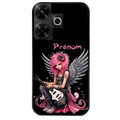 Coque noire taperso pour POCO M6 4G avec motif fee rock personnalisee protection antichoc personnalisée