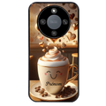 Coque noire taperso pour Magic 5 6 LITE et PRO avec motif cafe love morning personnalise protection antichoc personnalisée