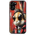 Coque noire taperso pour OnePlus Nord CE5 avec motif lapin tag protection antichoc personnalisée