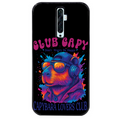 Coque noire taperso pour OPPO Reno 2 et 2Z avec motif capybara club protection antichoc personnalisée