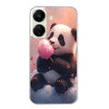 Coque taperso pour POCO C65 4G avec motif panda bonbon protection antichoc personnalisée