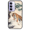 Coque noire taperso pour Redmi 15 4G et 5G avec motif tigre bonzai protection antichoc personnalisée