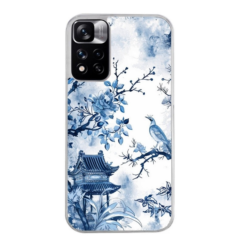 Coque taperso pour Redmi Note 10 4G 5G PRO 10S avec motif japan art protection antichoc personnalisée