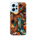 Coque taperso pour Redmi Note 12 4G 5G PRO 4G avec motif cow boy et texas automne protection antichoc personnalisée