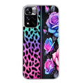 Coque taperso pour Redmi Note 11 4G PRO 5G 11S avec motif leopard et fleur protection antichoc personnalisée