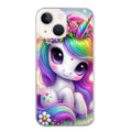 Coque taperso pour Iphone 12 et PRO MINI PRO MAX avec motif licorne et fleurs protection antichoc personnalisée