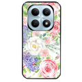 Coque noire taperso pour POCO M8 5G et PRO 5G avec motif fleur couleur pastel protection antichoc personnalisée