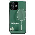 Coque noire taperso pour OPPO A40 avec motif badminton sport personnalise protection antichoc personnalisée