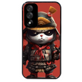 Coque noire taperso pour OnePlus Nord 5 avec motif panda et samourai protection antichoc personnalisée