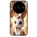 Coque noire taperso pour Redmi A3 avec motif lapin ballon protection antichoc personnalisée