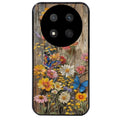 Coque noire taperso pour Magic 7 LITE et PRO avec motif bois et papillon 1 protection antichoc personnalisée