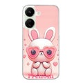 Coque taperso pour POCO C65 4G avec motif lapin lunettes personnalisee protection antichoc personnalisée