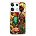 Coque taperso pour POCO M6 PRO 4G avec motif fee et fleurs protection antichoc personnalisée