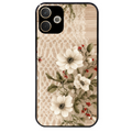 Coque noire taperso pour OPPO A5 PRO 4G et 5G avec motif bois et dentelle 2 protection antichoc personnalisée