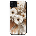 Coque noire taperso pour galaxy A22 A32 A52 A52S 4G 5G  avec motif dreamcatcher marguerite protection antichoc personnalisée