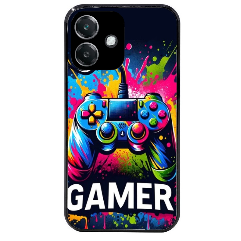 Coque noire taperso pour OPPO A40 avec motif gamer protection antichoc personnalisée