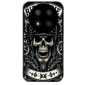 Coque noire taperso pour Magic 7 LITE et PRO avec motif mort motard protection antichoc personnalisée