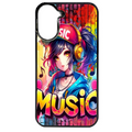 Coque noire taperso pour Redmi A5 4G avec motif anime manga et music protection antichoc personnalisée