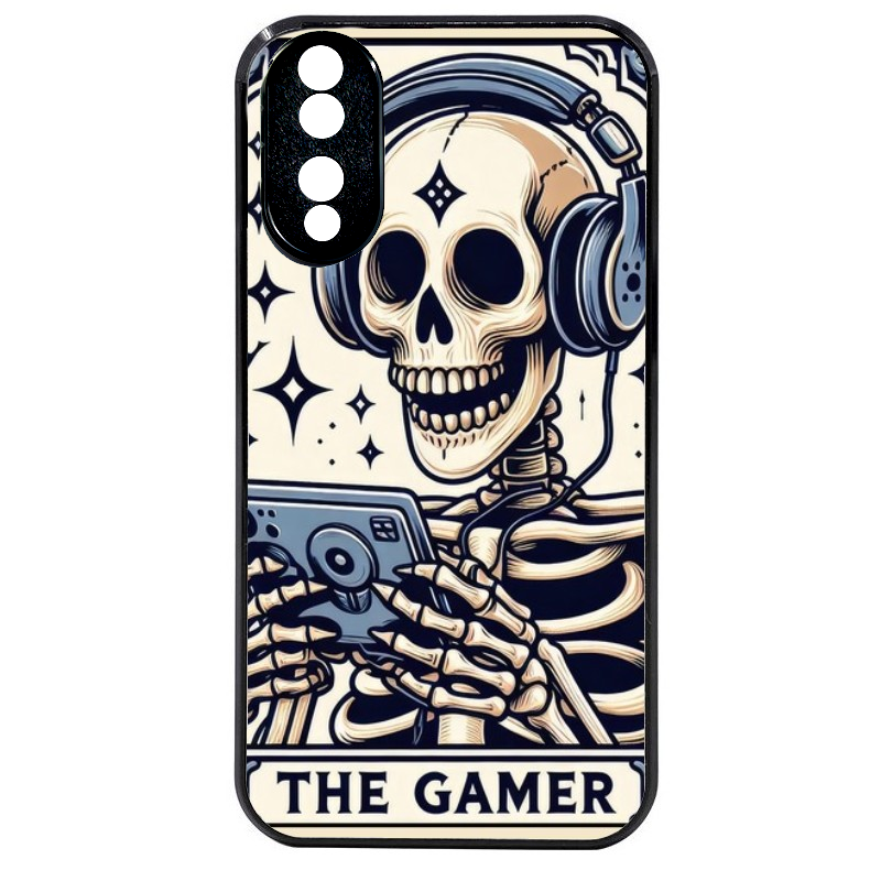 Coque noire taperso pour Honor 70 LITE 90 et LITE avec motif mort gamer protection antichoc personnalisée