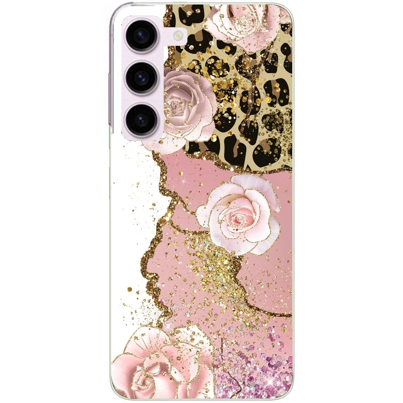 Coque taperso pour Galaxy A13 4G et 5G A23 A53 avec motif marbre fleur leopard protection antichoc personnalisée