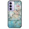 Coque noire taperso pour Redmi 15 4G et 5G avec motif fleur sakura personnalisee protection antichoc personnalisée