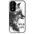 Coque noire taperso pour OnePlus Nord 5 avec motif renard fox wild protection antichoc personnalisée