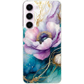 Coque taperso pour galaxy S21 et PLUS ULTRA FE avec motif marbre fleur protection antichoc personnalisée