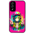 Coque noire taperso pour OnePlus Nord 5 avec motif anime manga et tag protection antichoc personnalisée