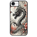 Coque noire taperso pour Iphone 17 17E AIR MAX PRO avec motif dragon japan protection antichoc personnalisée