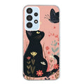 Coque taperso pour Galaxy A13 4G et 5G A23 A53 avec motif chat papillon 2 protection antichoc personnalisée