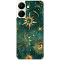 Coque taperso pour POCO C65 4G avec motif lune et astro protection antichoc personnalisée