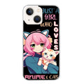 Coque taperso pour Iphone 15 et PRO PLUS PRO MAX avec motif anime et chat protection antichoc personnalisée
