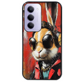 Coque noire taperso pour Redmi 15 4G et 5G avec motif lapin tag protection antichoc personnalisée