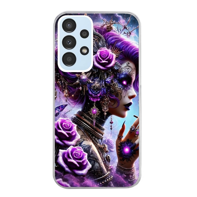 Coque taperso pour Galaxy A13 4G et 5G A23 A53 avec motif fee style steampunk protection antichoc personnalisée
