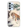 Coque taperso pour Galaxy A13 4G et 5G A23 A53 avec motif tigre bonzai protection antichoc personnalisée