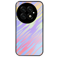 Coque noire taperso pour OnePlus 13 avec motif zebre pastel protection antichoc personnalisée