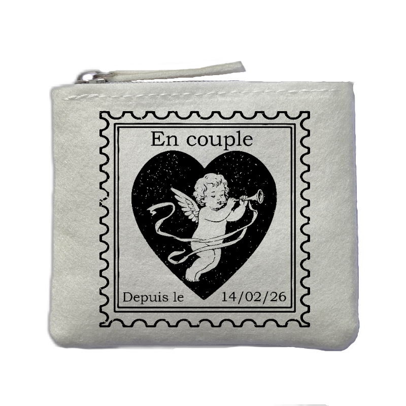 Chaussettes personnalisées paillettes rose motif en couple
