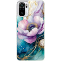 Coque taperso pour Redmi Note 10 4G 5G PRO 10S avec motif marbre fleur protection antichoc personnalisée