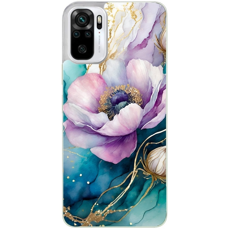 Coque taperso pour Redmi Note 10 4G 5G PRO 10S avec motif marbre fleur protection antichoc personnalisée